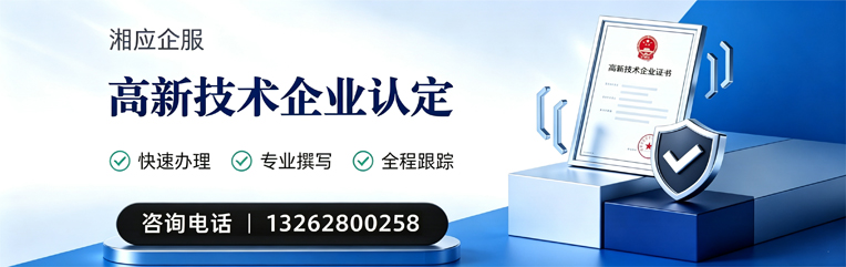 湖南高新技术企业认定申报服务