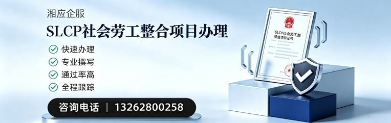 湖南SLCP社会劳工整合项目申报服务