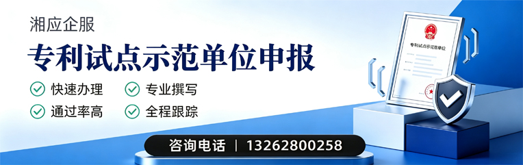 湖南专利试点示范单位申报服务