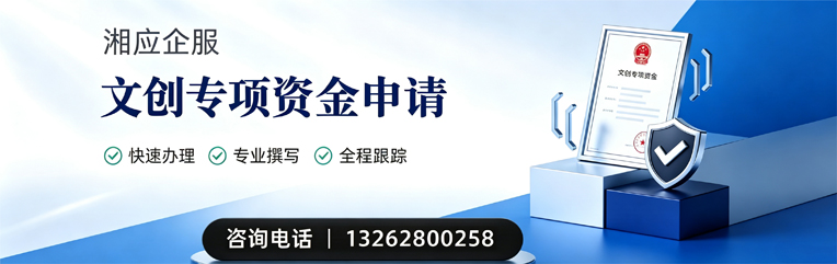 湖南文创专项资金申报服务