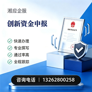 湖南创新资金申报服务