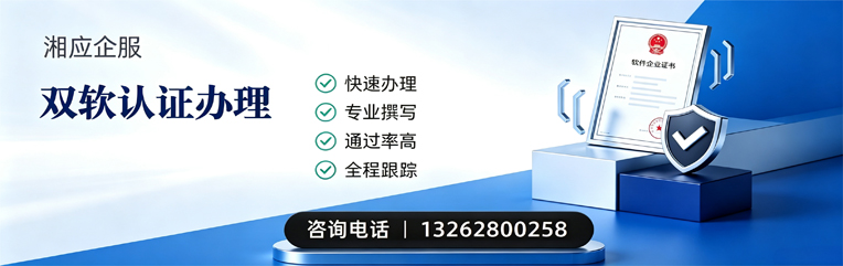 湖南双软认证申报服务